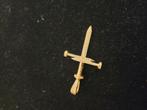 14 k gouden spijkerkruis hanger 5,4 gram, Ophalen of Verzenden, Nieuw, Goud, Goud