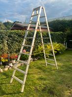 Zarges Aluminium trap 2x10 treden, Ophalen of Verzenden, Zo goed als nieuw, Trap, Minder dan 2 meter