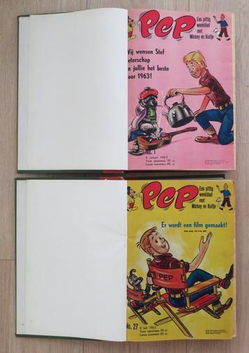 Complete jaargang 1963 van het weekblad PEP in 2 boeken