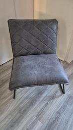Lounge Fauteuil, antraciet/grijs, Huis en Inrichting, Slaapkamer | Slaapbanken, Ophalen, 90 cm, Eenpersoons, Zo goed als nieuw