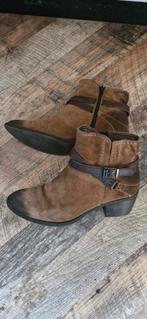 Tamaris laarsjes bruin suede leer maat 42, Kleding | Dames, Ophalen of Verzenden, Zo goed als nieuw, Bruin