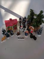 Diverse kerstdecoratie voor kerstdorp., Diversen, Kerst, Ophalen