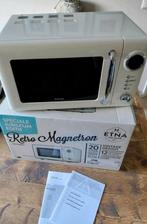 Mooie beige retro magnetron van Etna - amper gebruikt, Witgoed en Apparatuur, Magnetrons, Ophalen of Verzenden, Draaiplateau, Oven