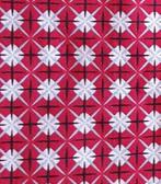 Vintage lap stof rood zwart wit grijs 139,5 x 204 cm. stevig, 120 cm of meer, 200 cm of meer, Ophalen of Verzenden, Zo goed als nieuw