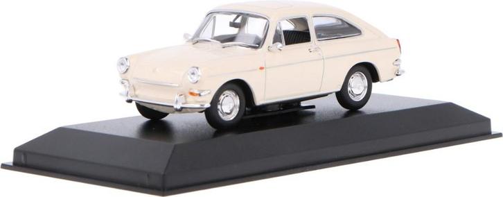 Volkswagen 1600 TL 1966 Beige Modelauto 1/43 Maxichamps, Hobby en Vrije tijd, Modelauto's | 1:43, Nieuw, Auto, Overige merken