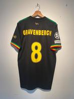 Ajax Amsterdam 2021/22 Derde tenue Ryan Gravenberch #8, Sport en Fitness, Voetbal, Maat L, Verzenden, Zo goed als nieuw, Shirt