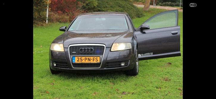 Audi A6 3.2 FSI 188KW Quattro Tiptr. 2004 Grijs, Auto's, Audi, Particulier, A6, 4x4, ABS, Benzine, E, Sedan, Automaat, Origineel Nederlands