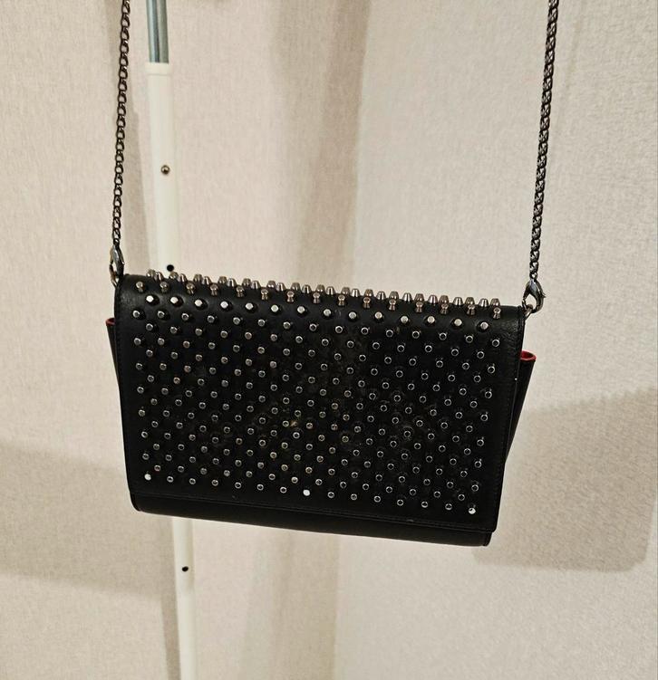 Christian Louboutin Dames Tas, Sieraden, Tassen en Uiterlijk, Tassen | Damestassen, Zo goed als nieuw, Zwart, Ophalen of Verzenden