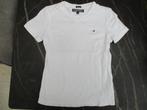Tommy Hilfiger T-shirt wit maat 110 shirt korte mouw V-hals, Jongen, Tommy Hilfiger, Gebruikt, Shirt of Longsleeve