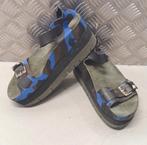 ASH ||  Lederen Legerprint Army Sandalen,  plateau zool EU37, Overige kleuren, Zo goed als nieuw, Sandalen of Muiltjes, ASH