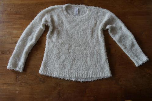 Witte, zachte trui (146-152) HERE&THERE, Kinderen en Baby's, Kinderkleding | Maat 146, Meisje, Trui of Vest, Ophalen of Verzenden