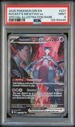 Rocket's Mewtwo ex - Special Illustration Rare PSA9, Hobby en Vrije tijd, Verzamelkaartspellen | Pokémon, Ophalen of Verzenden