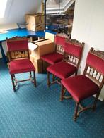Koopje 4 antieke stoelen met tafel, Ophalen