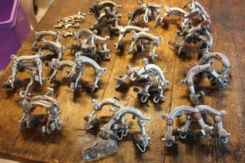 lot (14 paar) optrek rem o.a. Mafac - vintage racefiets  beschikbaar voor biedingen