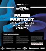 2 x weekend ticket tribune F1 Zandvoort, Tickets en Kaartjes, Twee personen