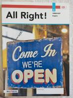 All right! Engels VMBO-KGT, Ophalen of Verzenden, Nieuw, VMBO, Engels
