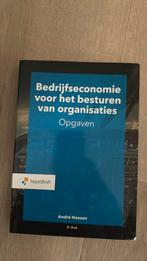 Bedrijfseconomie voor het besturen van organisaties - opgave, Nederlands, Ophalen of Verzenden, A. W. W. Heezen, Zo goed als nieuw
