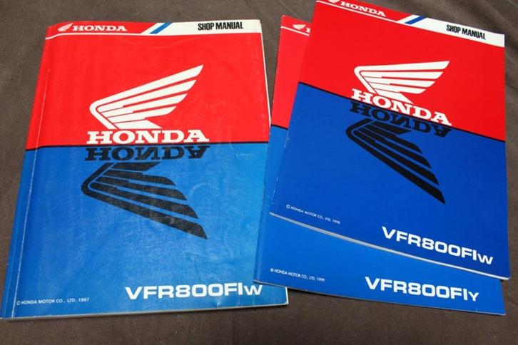 Honda VFR800 F1 1997 - 1999 motorcycle shop manual, Motoren, Handleidingen en Instructieboekjes, Honda, Ophalen of Verzenden