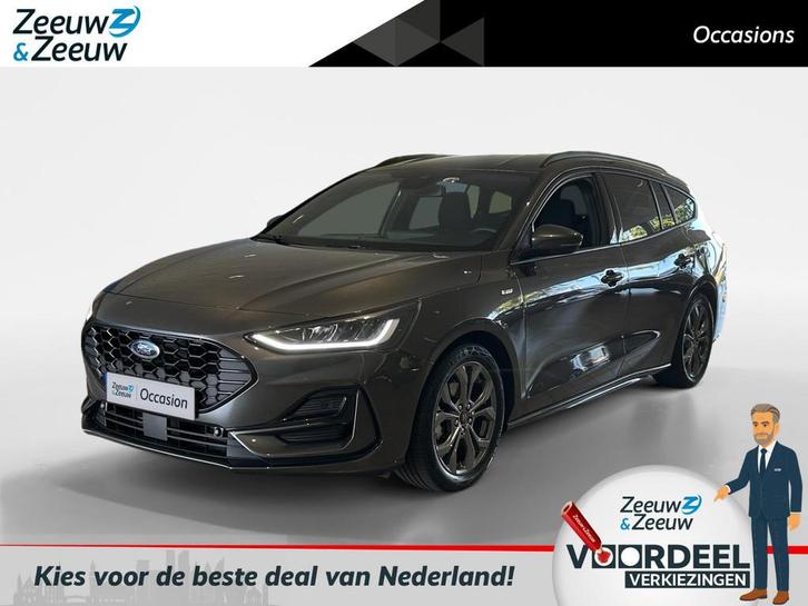 Ford Focus Wagon 1.0 EcoBoost Hybrid ST Line 125pk | Stoel-, Auto's, Ford, Bedrijf, Te koop, Focus, ABS, Airbags, Airconditioning