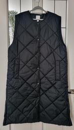 H&M Lange bodywarmer Maat M, Kleding | Dames, Bodywarmers, H&M, Zwart, Zo goed als nieuw, Ophalen
