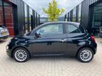 Fiat 500 Twinair 60pk 2017 Airco Led N.L Auto, Voorwielaandrijving, 840 kg, Zwart, Origineel Nederlands