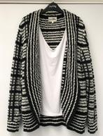 JOSEPH RIBKOFF gebreid bolero vest maat M zwart wit, Maat 38/40 (M), Zwart, Joseph Ribkoff, Ophalen of Verzenden