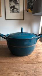 Blauwe emaille pan, Huis en Inrichting, Ophalen, Zo goed als nieuw