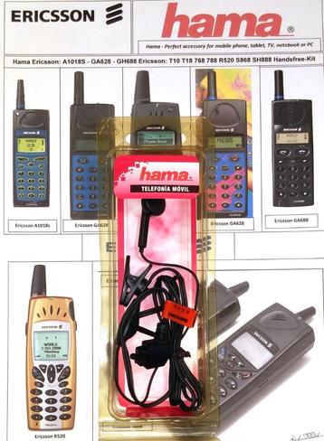 Hama Ericsson Portable Basic Hands Free Kit A1018S GA628 T10 beschikbaar voor biedingen