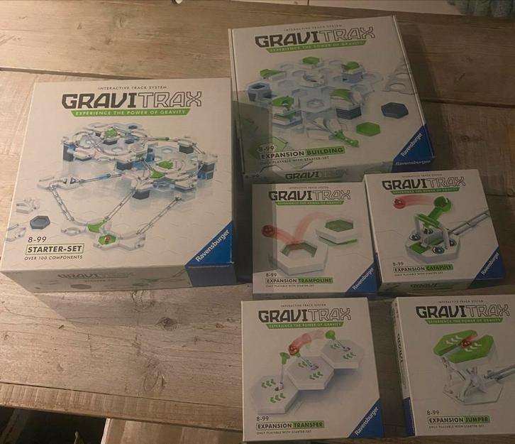 Gravitrax Starterset + Uitbreidingen, Kinderen en Baby's, Speelgoed | Educatief en Creatief, Zo goed als nieuw, Ophalen of Verzenden