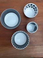 Ikea schalenset. Maria Vinka. Polkadots. Kophe, Ophalen of Verzenden, Gebruikt, Overige stijlen, Kop(pen) en/of Schotel(s)