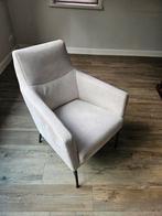 Moderne MONTEL  fauteuil stoel - licht beige - Nieuwstaat, Huis en Inrichting, Fauteuils, Ophalen, 75 tot 100 cm, Zo goed als nieuw