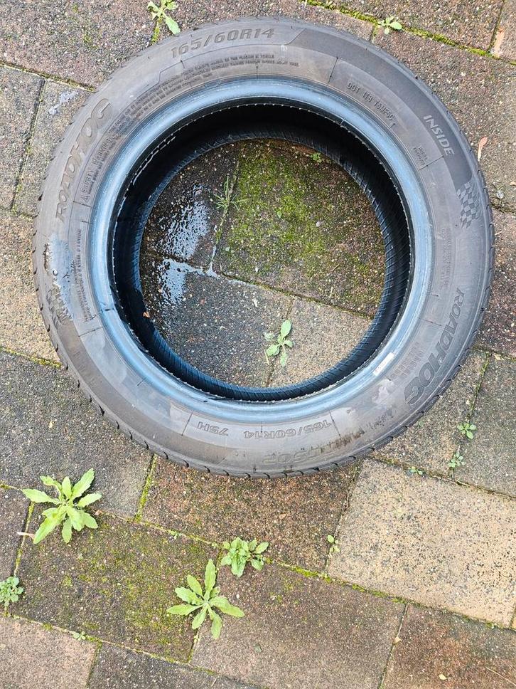 4 Banden 165/60/14, 2x6.5mm + 2x6.0mm, Auto diversen, Overige Auto diversen, Ophalen of Verzenden