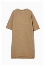 COS Oversized Jurk | camel | maat S, Kleding | Dames, COS, Beige, Ophalen of Verzenden, Zo goed als nieuw