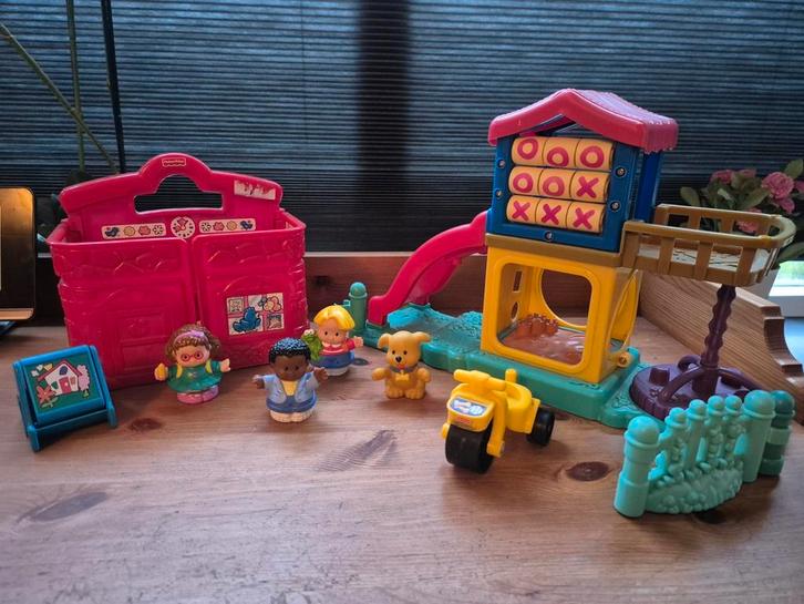 Little people meeneem school met speeltuin, Kinderen en Baby's, Speelgoed | Fisher-Price, Speelset, Ophalen of Verzenden