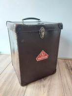 Donkerbruine brocante ‘Protos’ koffer – oude koffer jaren 30, Ophalen