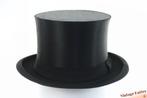 Vouwbare hoge hoed opera claque Elegant zwart zijde 56,5 -57, Ophalen of Verzenden, Heren, Elegant