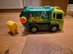 Dickie Toys Vuilniswagen - Groen, met Geluid & Rijdt!, Ophalen of Verzenden, Gebruikt