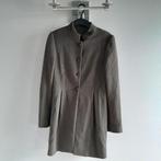 Purdey maat 40 stijlvolle wollen lange blazer jas khaki, Kleding | Dames, Maat 38/40 (M), Overige typen, Ophalen of Verzenden