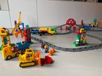 Uitgebreide Duplo Set: Trein & Bouwplaats!, Ophalen, Gebruikt, Complete set, Duplo