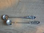 2 Zoutlepeltjes zilver 800 SCM, Antiek en Kunst, Antiek | Bestek, Ophalen of Verzenden