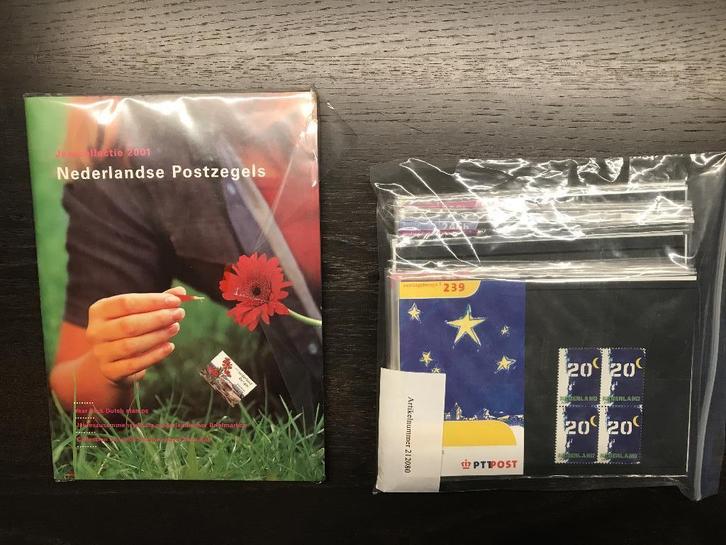 Jaarcollectie Nederland 2001 incl. mapjes (euro), Postzegels en Munten, Postzegels | Nederland, Postfris, Na 1940, Ophalen of Verzenden