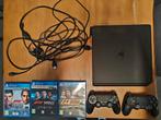 PS4 Slim met 2 controllers en 3 games, Spelcomputers en Games, Spelcomputers | Sony PlayStation 4, Ophalen, Met games, Met 2 controllers