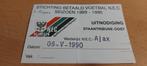 oud voetbal-ticket NEC Nijmegen - AJAX #3, Verzenden, Gebruikt, Ajax, Overige typen