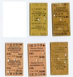 oude treinkaartjes 1952-1956, Ophalen of Verzenden, Gebruikt, Trein, Overige typen