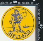 Sticker: Shetland (2), Ophalen of Verzenden, Zo goed als nieuw, Bedrijf of Vereniging