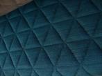 Kvadrat Febrik Triangle 772; petrol; ca. 13 meter meubelstof, Wol, Blauw, 120 cm of meer, Ophalen of Verzenden