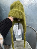 €199 muts forte forte groen mohair hoed hat, Kleding | Dames, Hoeden en Petten, Ophalen of Verzenden, Zo goed als nieuw, One size fits all