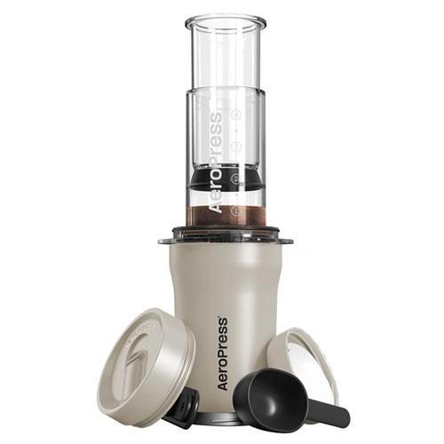 Aeropress Go Plus RVS filter flow control, Witgoed en Apparatuur, Koffiezetapparaten, Gebruikt, Gemalen koffie, Overige modellen