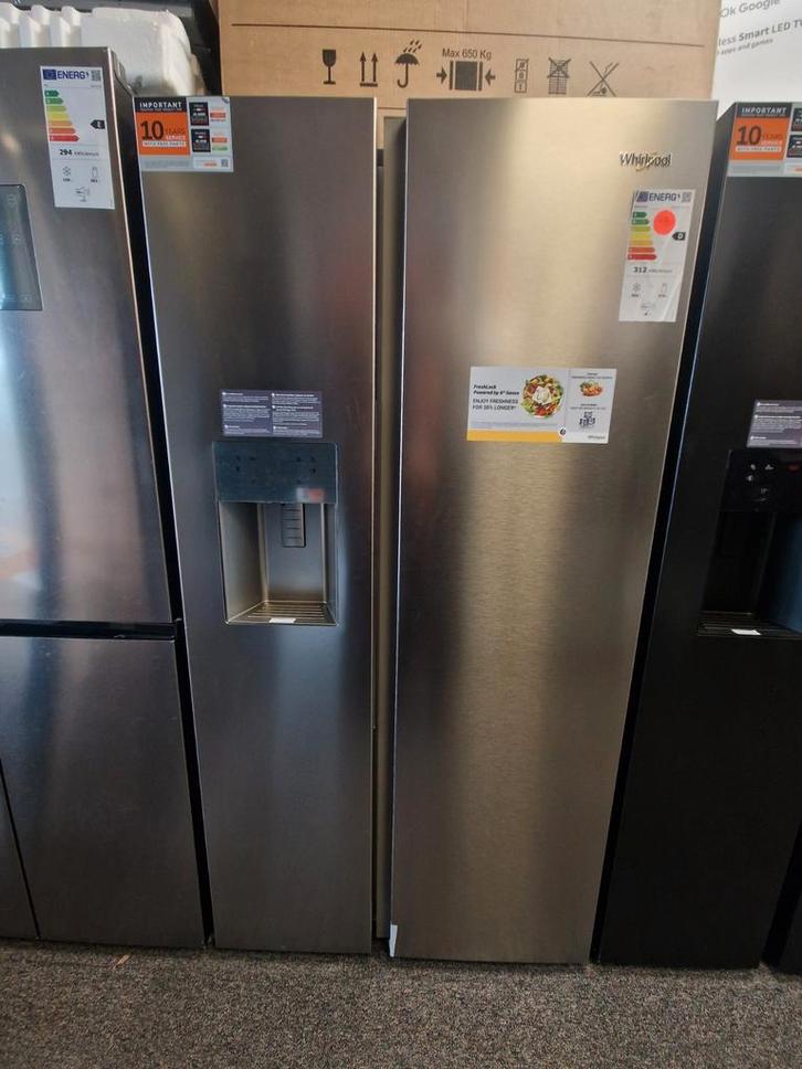 Whirlpool Amerikaanse Koelkast - Water/IJs - No Frost, Witgoed en Apparatuur, Koelkasten en IJskasten, Ophalen