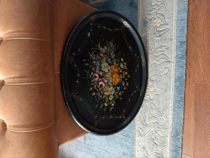 Antiek geschilderd wandbord, Antiek en Kunst, Antiek | Wandborden en Tegels, Ophalen